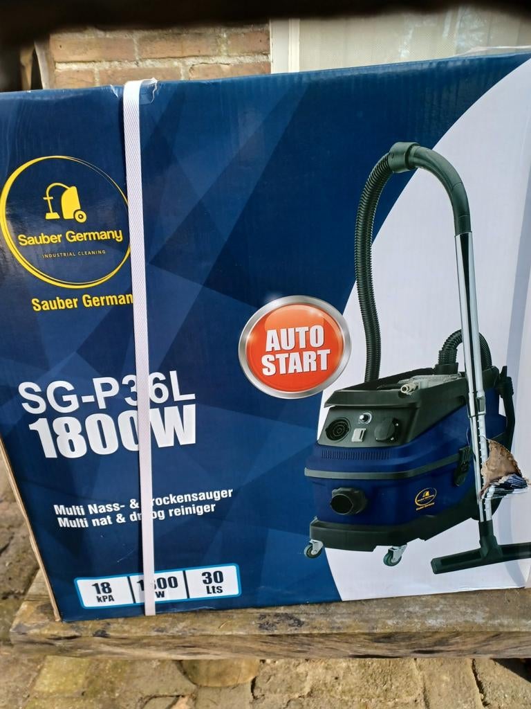 Nieuwe Waterstofzuiger met HEPA filter en Auto Start, Ophalen, Nieuw, Waterstofzuiger, Minder dan 1200 watt