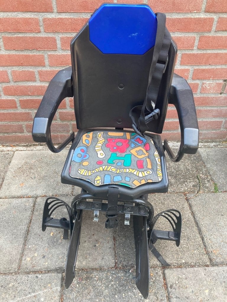 Gratis fiets stoeltje, Ophalen, Gebruikt