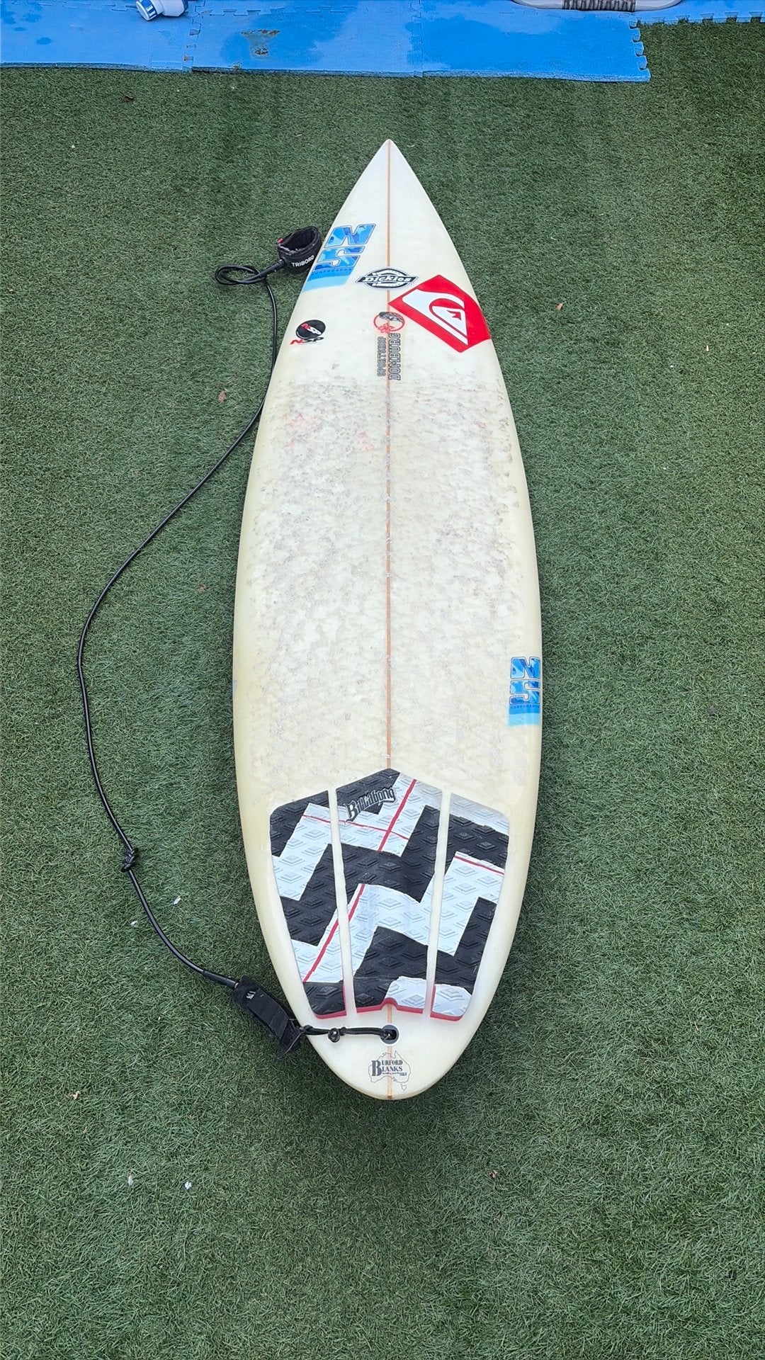 NS Surfboard 6’6” + FCS vinnen & leash, Ophalen, Zo goed als nieuw, Plank