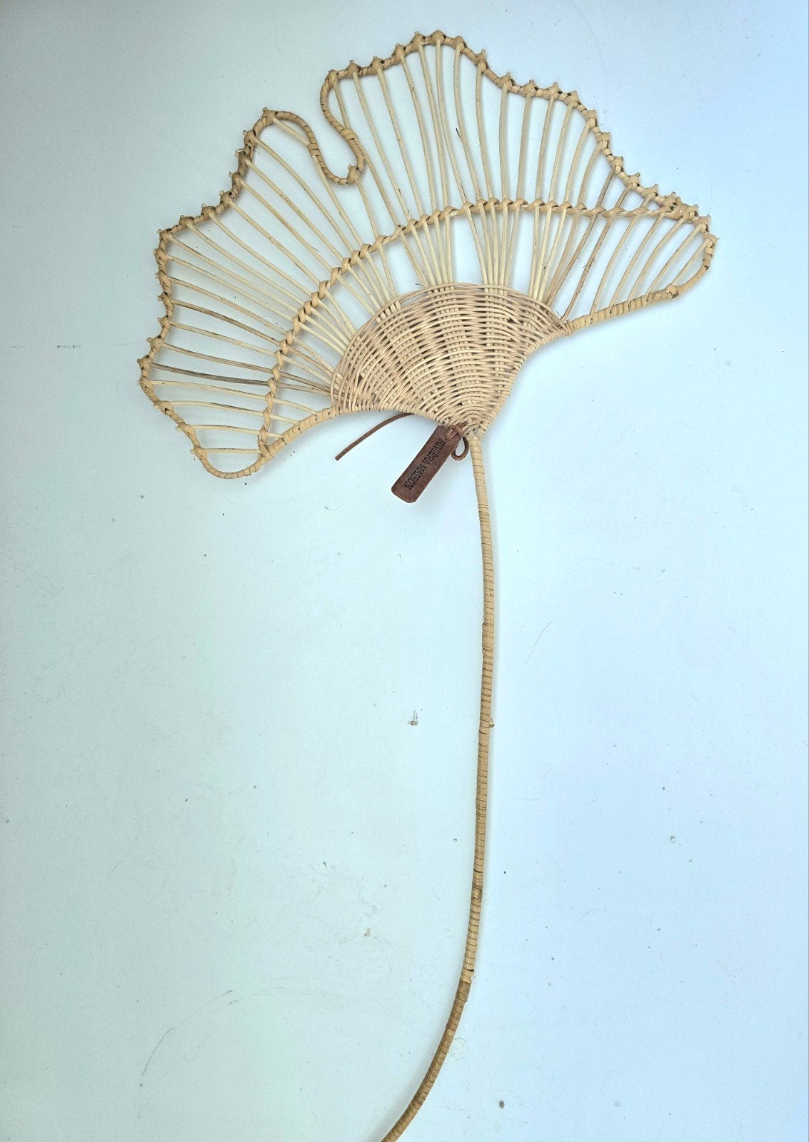 Riviera Maison rotan wanddecoratie waaier, Beige, Boho, Ophalen of Verzenden, Zo goed als nieuw