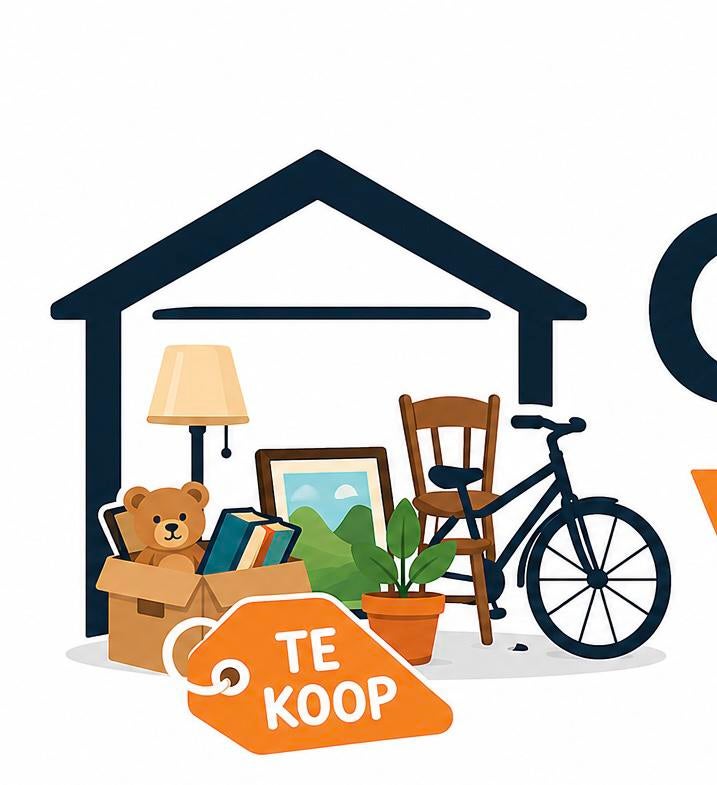 Gezocht. Organisatoren garage verkoop, Ophalen of Verzenden, Nieuw