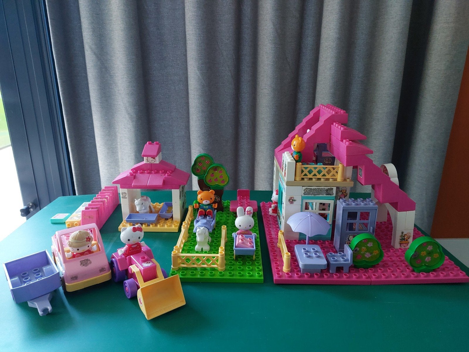 Unico/Hello Kitty bouwstenen (compatibel met Lego/Duplo), Ophalen of Verzenden, Gebruikt, Overige merken