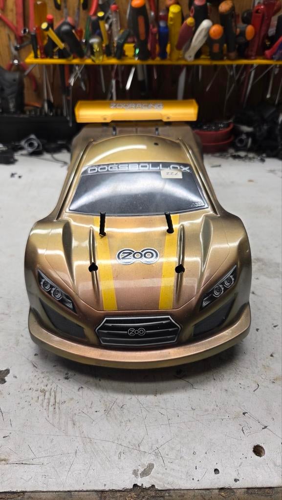 Te koop leuke Tamiya, Gebruikt, Ophalen of Verzenden, Schaal 1:10, Auto onroad