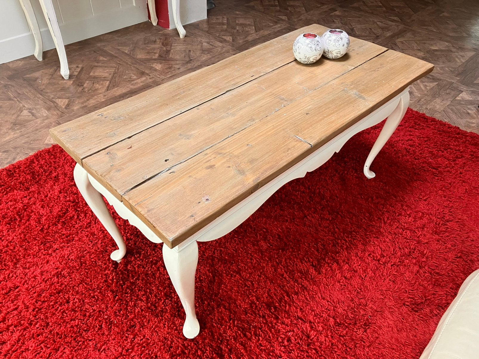 Salon tafel Queen Ann, Ophalen, 100 tot 150 cm, 50 tot 100 cm, Zo goed als nieuw