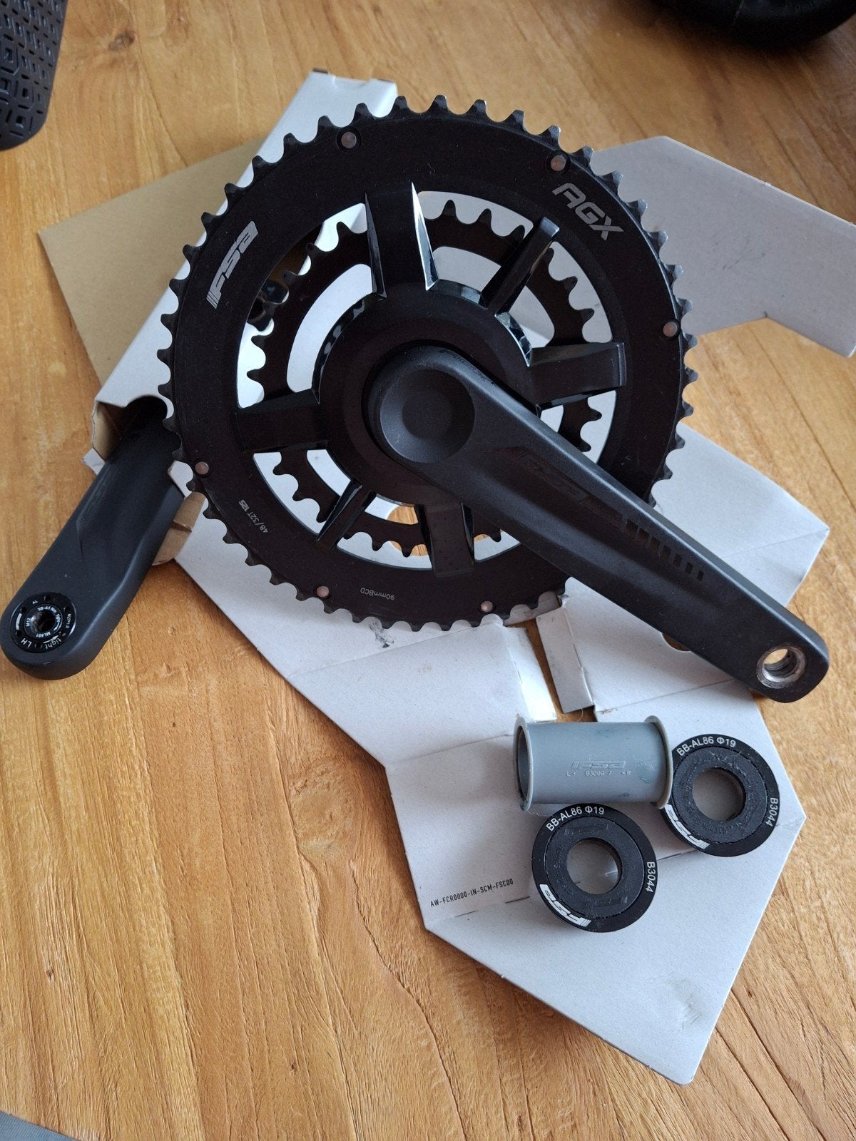 FSA AGX 48/32T Crankstel met trapas - Nieuw, Fietsen en Brommers, Fietsonderdelen, Crankstel of Pedalen, FSA, Nieuw, Ophalen of Verzenden