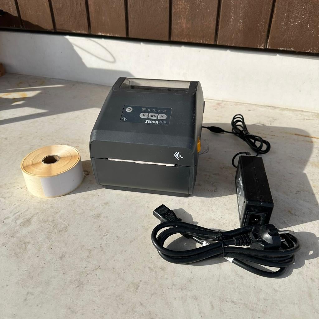 Zebra ZD421 Labelprinter Nieuw, nooit gebruikt + rol labels, Computers en Software, Labelprinters, Ophalen of Verzenden, Zo goed als nieuw