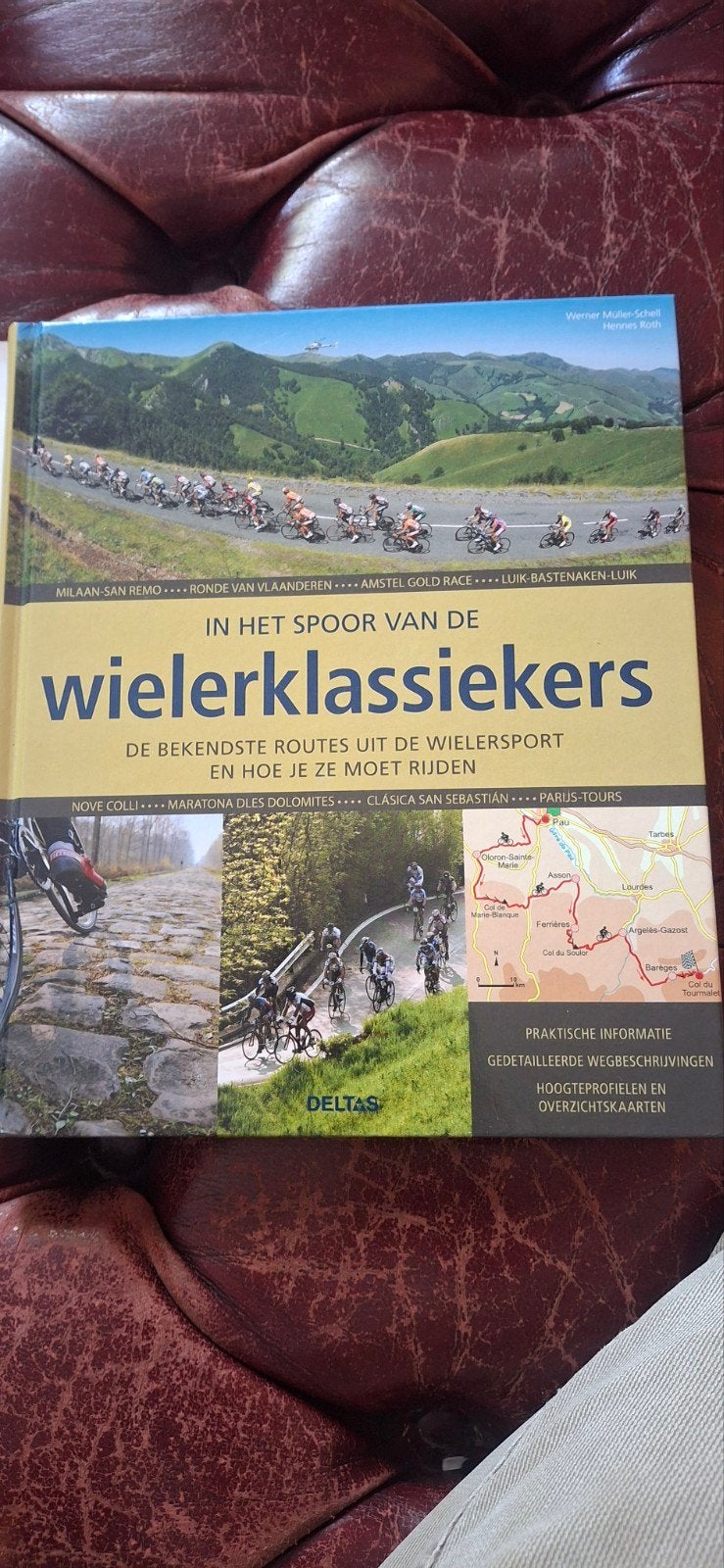 In het spoor van de wielerklassiekers - Boek, Ophalen of Verzenden, Zo goed als nieuw, Werner Müller-Schell, Hannes Roth, Lopen en Fietsen