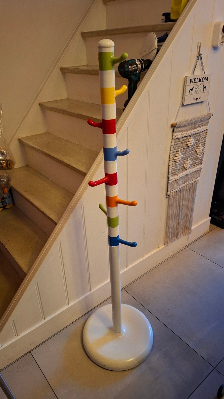 Vintage Ikea kinderkapstok in zeer goede staat, Ophalen, Kunststof, 100 tot 150 cm, Zo goed als nieuw