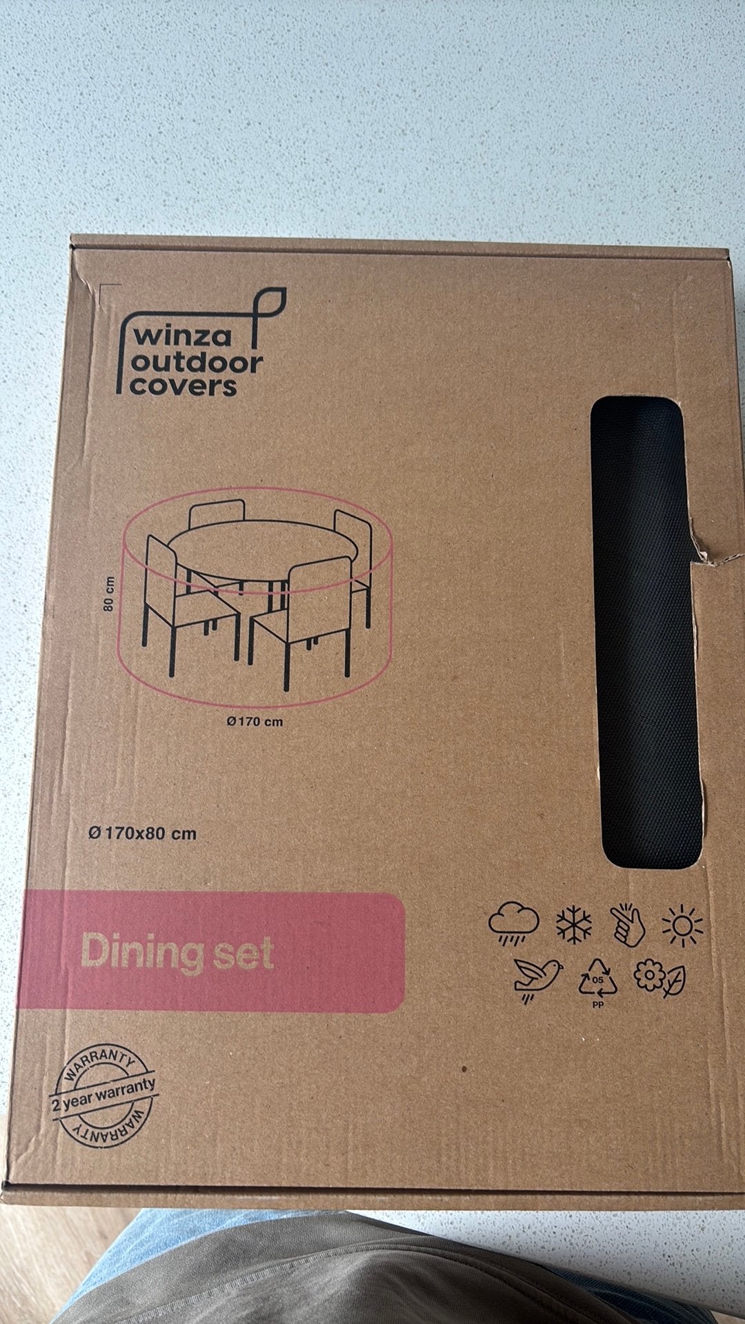 Winza outdoor tafel cover, Ophalen, Nieuw