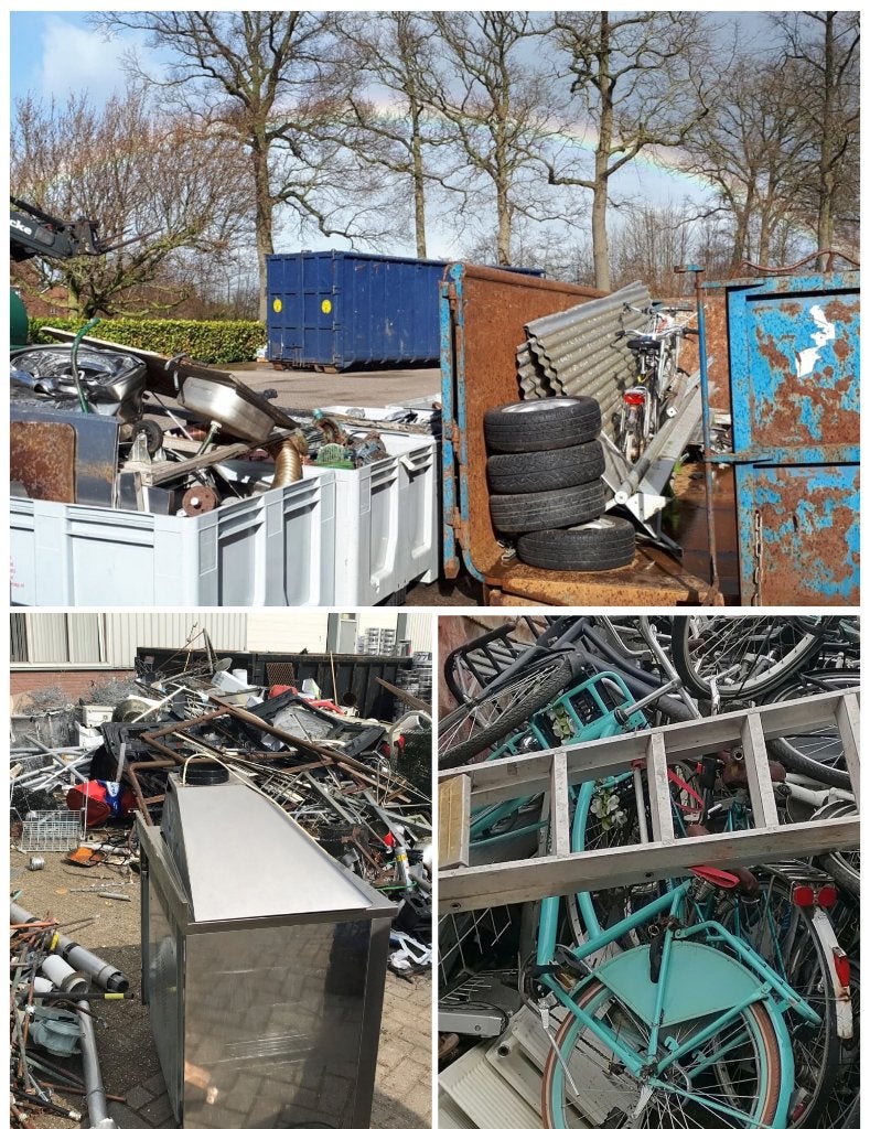 Oud ijzer? Defecte electrische apparatuur?, Doe-het-zelf en Verbouw, Metalen, Ophalen, Gebruikt, Overige metalen