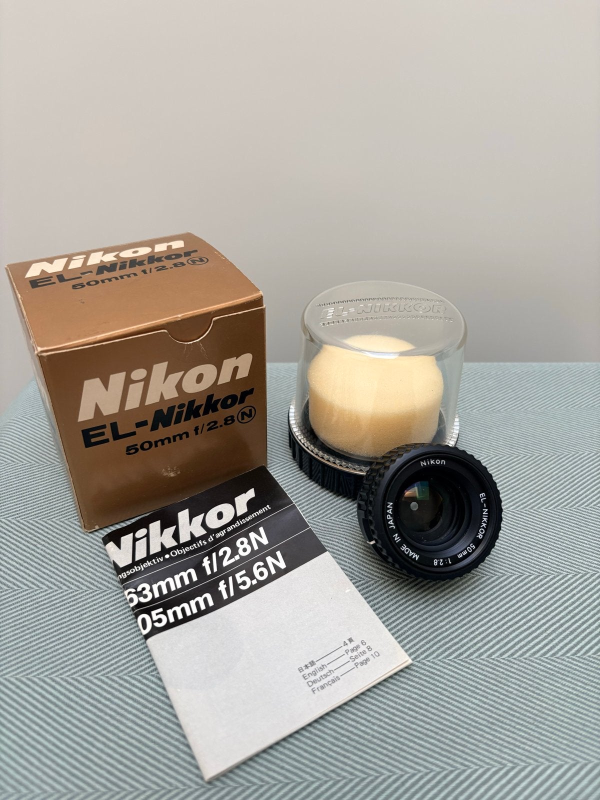 Nikon EL-Nikkor 50mm f/2.8N Vergrotingsobjectief, Audio, Tv en Foto, Fotografie | Lenzen en Objectieven, Overige typen, Nikon