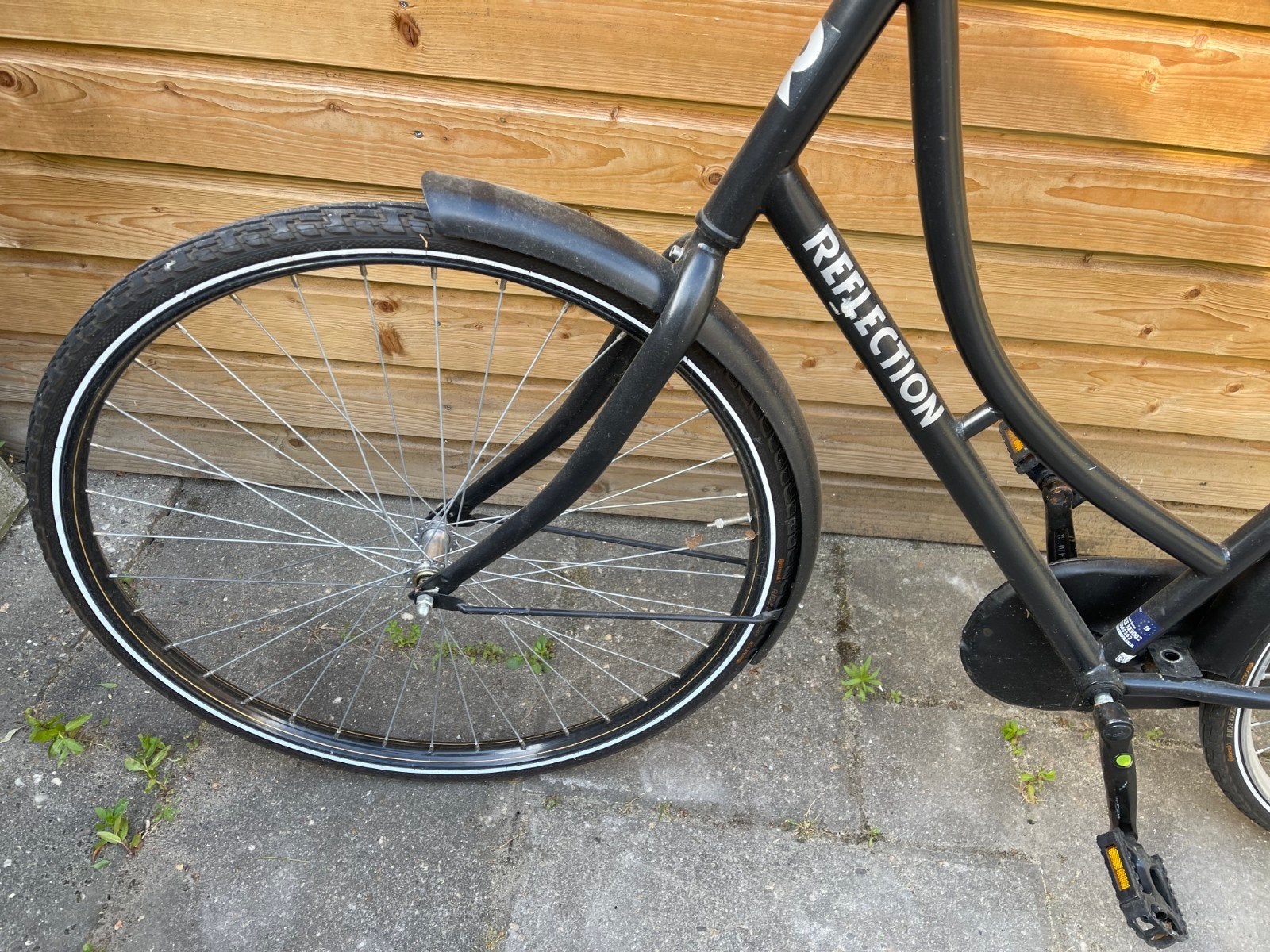 Nette damesfiets met slag in het voorwiel, Overige merken, Terugtraprem, Gebruikt, 56 cm of meer