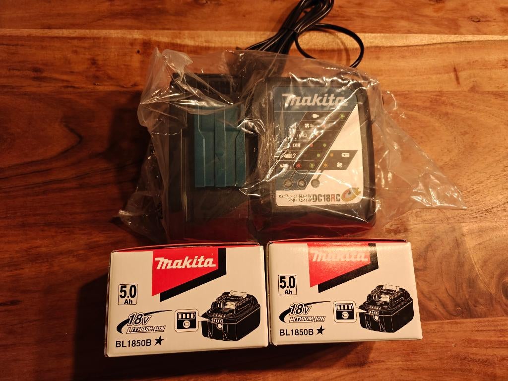 Makita oplaadpack (2x 5ah + snellader), Ophalen of Verzenden, Nieuw
