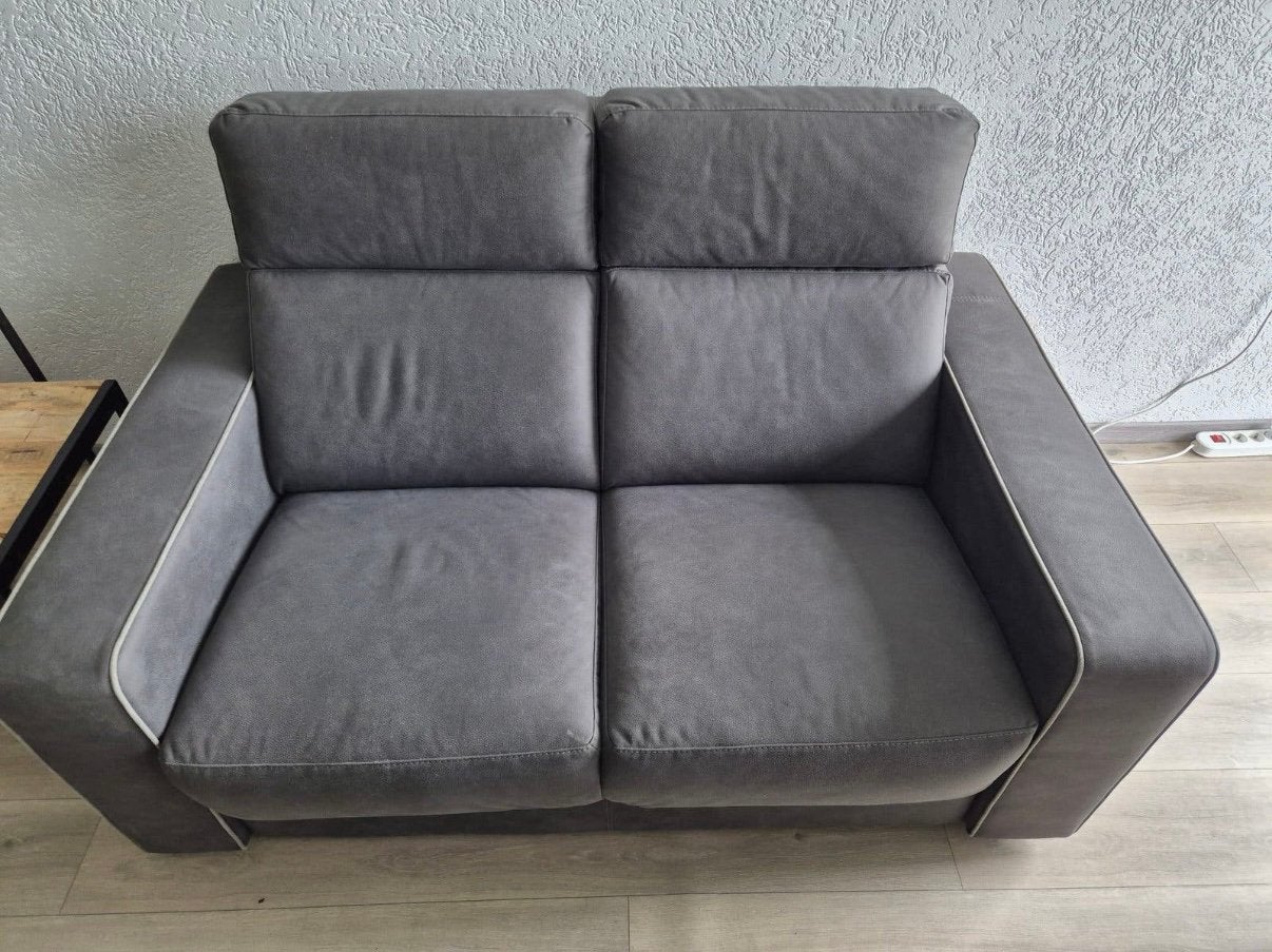 Mooie 2 zits bank te koop zo goed als nieuw, Ophalen, Zo goed als nieuw, 75 tot 100 cm