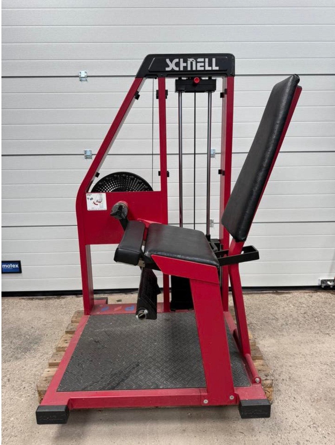 Schnell leg curl / Leg extension 2 in 1 machine / Old school, Sport en Fitness, Ophalen, Benen, Gebruikt, -