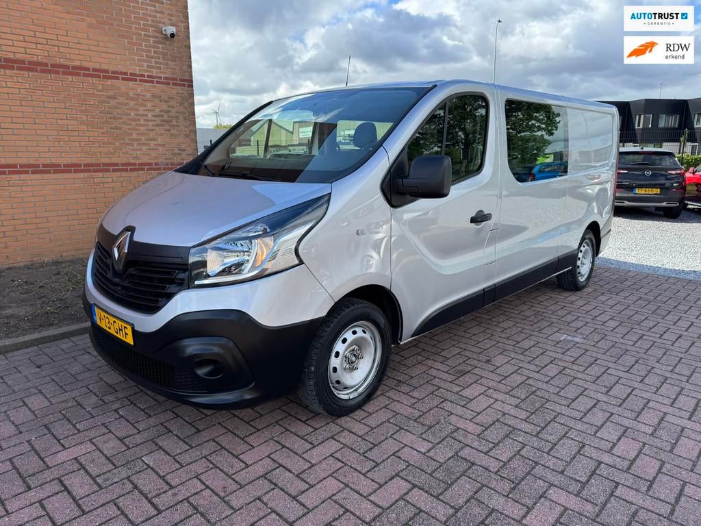 Renault TRAFIC 1.6 dCi T29 L2H1 DC Comfort, BTW Euro 6, 5 Pe, Auto's, Voorwielaandrijving, Gebruikt, 2000 kg, 1875 kg