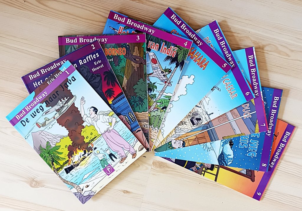 BUD BROADWAY – Eric Heuvel (de gehele reeks samen!), Meerdere stripboeken, Ophalen of Verzenden, Gelezen