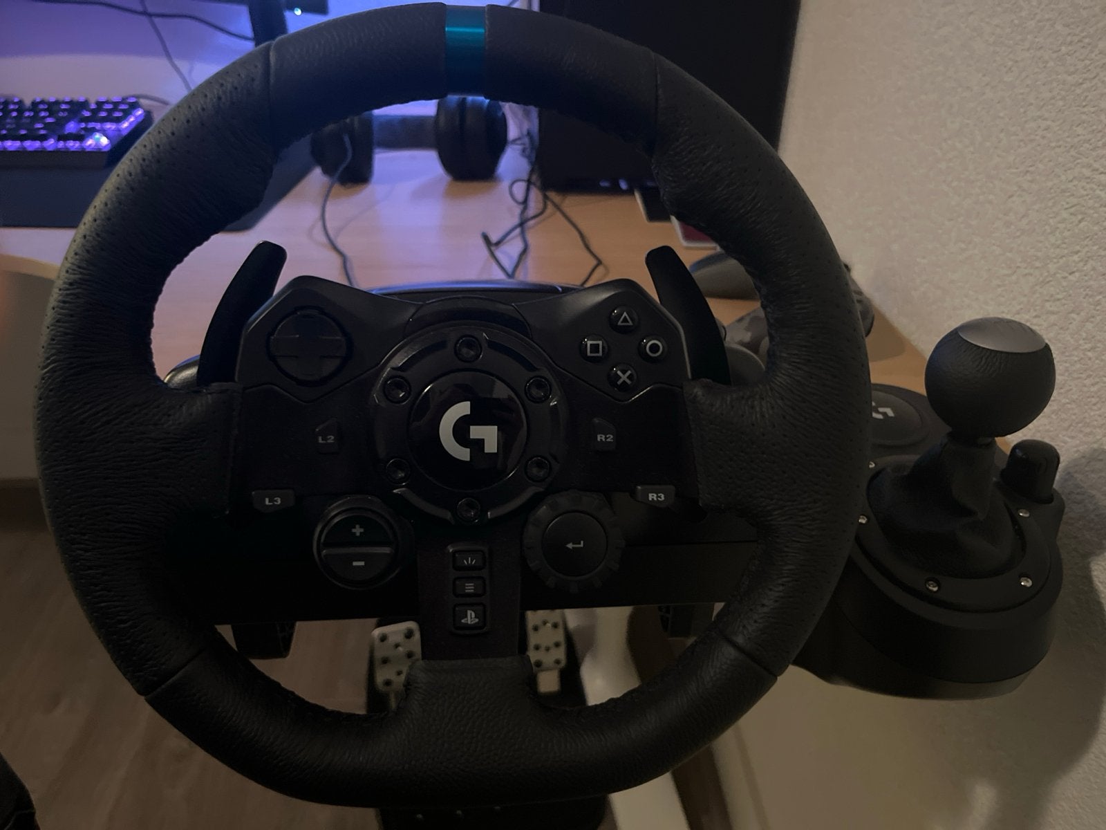 Logitech G29 racestuur met pedalen en shifter, Spelcomputers en Games, Ophalen, Racestuur, Gebruikt, Force feedback