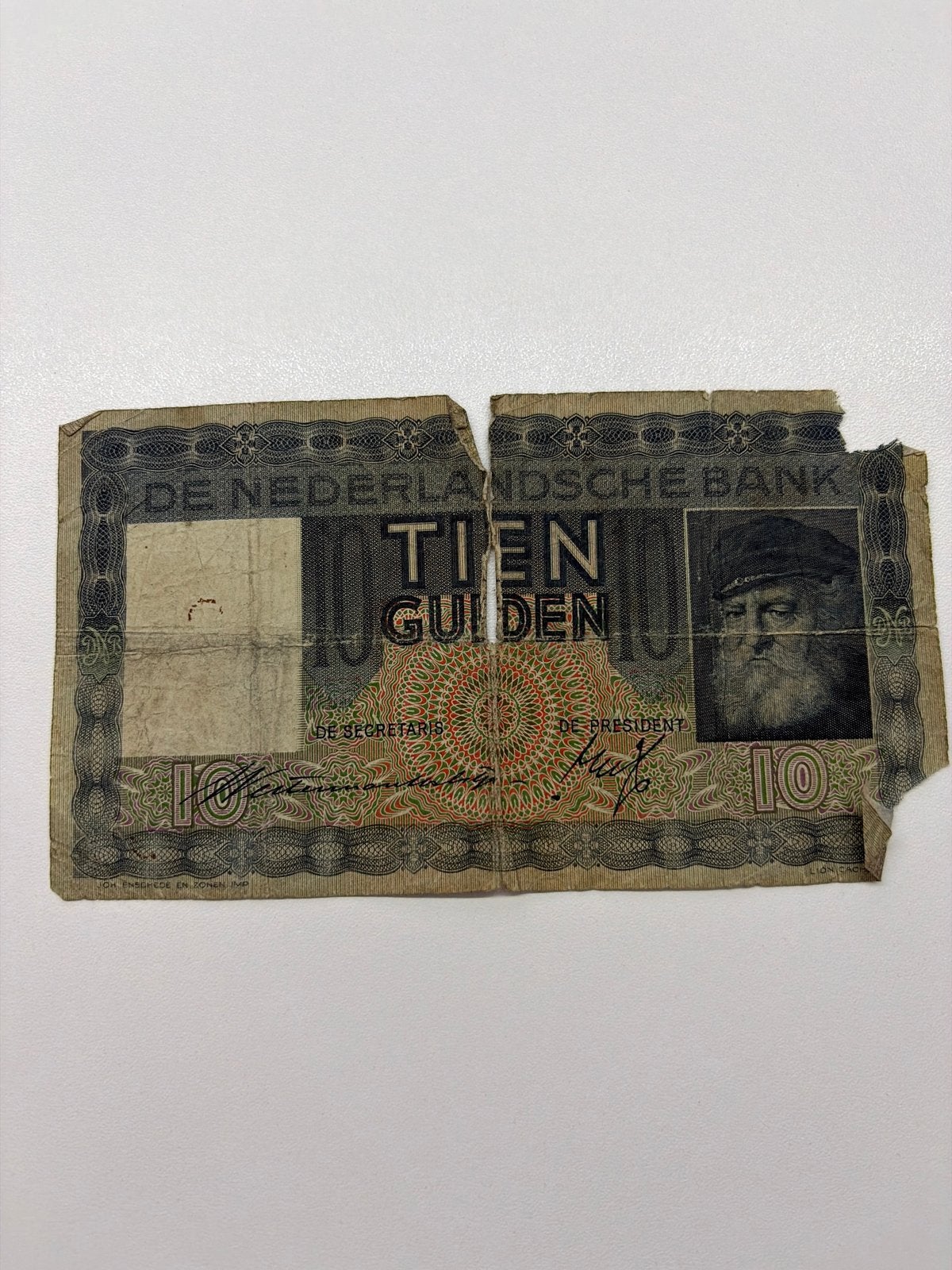 Zeldzaam 10 Gulden biljet uit 1939 - De Nederlandsche Bank, Postzegels en Munten, Bankbiljetten | Nederland, Ophalen of Verzenden
