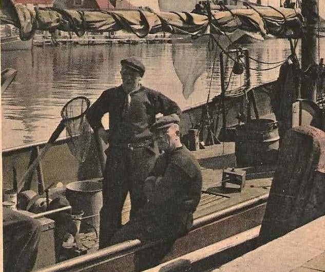 Enkhuizen-Visserij-237   Kotter, Verzenden, 1940 tot 1960, Ongelopen, Noord-Holland