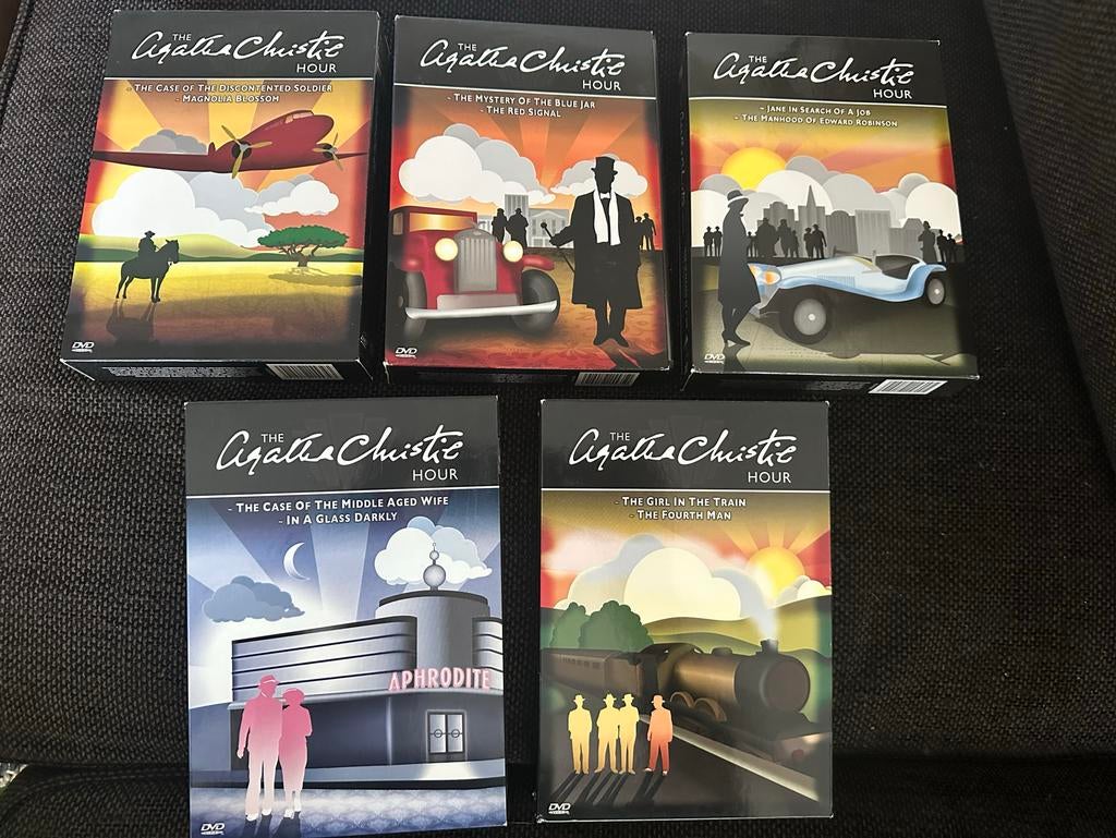 Agatha Christie DVD bundel - Diverse collecties, Vanaf 12 jaar, Ophalen of Verzenden, Gebruikt, Overige genres