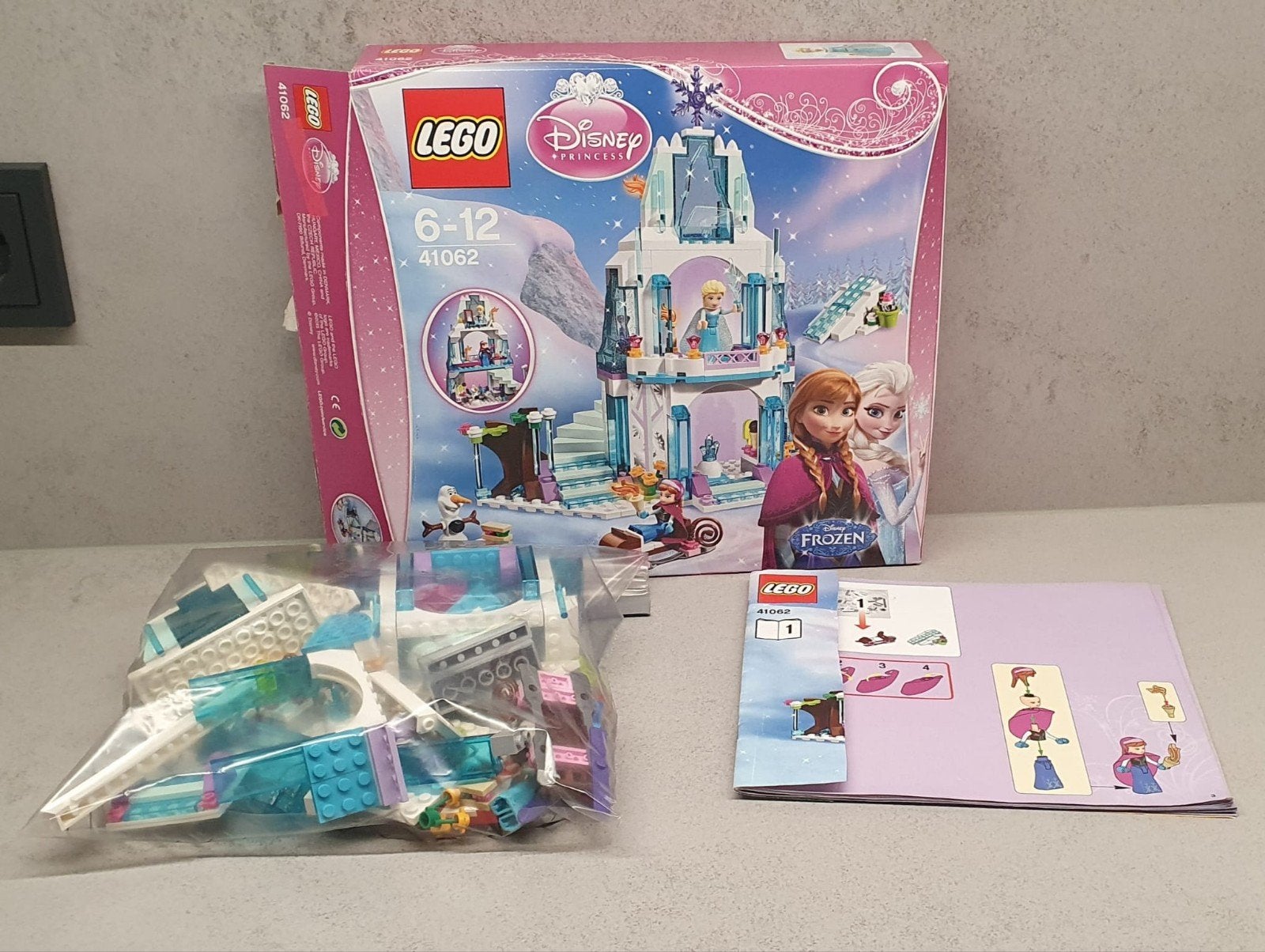 Lego 41062 Op Elsa's cape na compleet met doos en bouwboekje, Compleet, Lego, Ophalen of Verzenden, Zo goed als nieuw