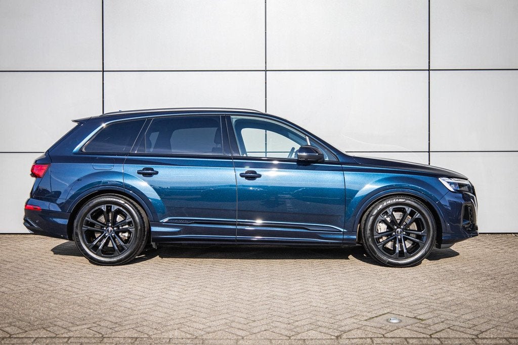 Audi Q7 55 TFSIe 394pk quattro Pro Line S | 20" LMV | Trekha, Auto's, Audi, Automaat, Gebruikt, Blauw, 26 kWh