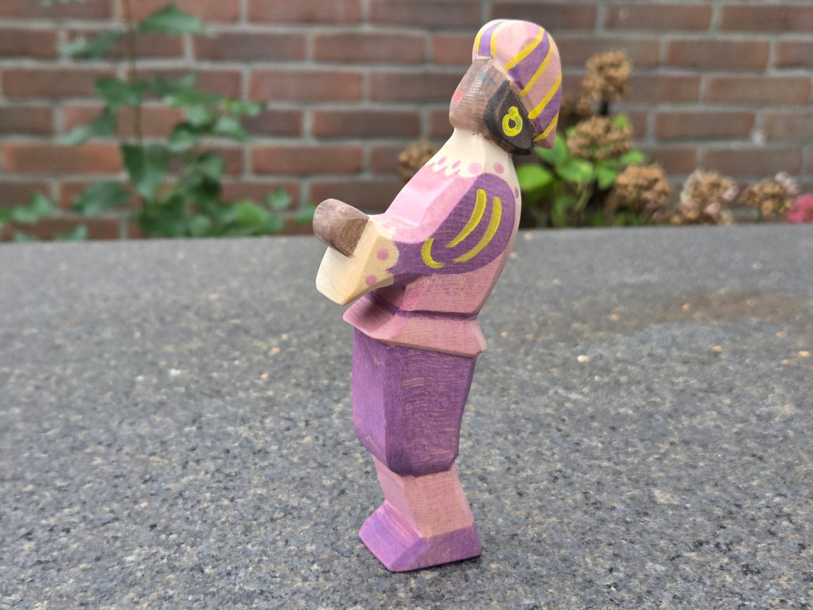 Ostheimer Zwarte Piet figuur, handgemaakt houten speelgoed, Ophalen of Verzenden, Zo goed als nieuw, Overige typen