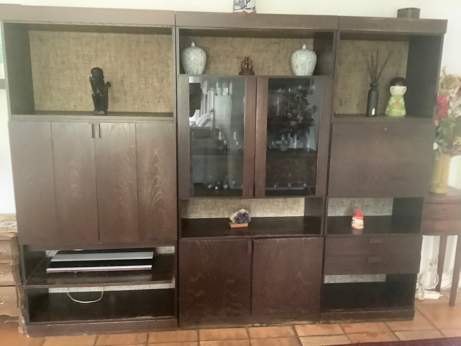 Wandkast, Huis en Inrichting, Kasten | Wandmeubels, Ophalen, Gebruikt, Minder dan 150 cm, 150 tot 200 cm