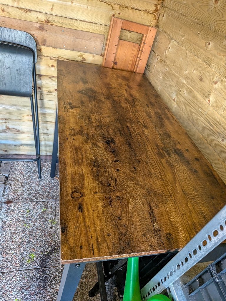 ACAZA Hoge eettafel te koop, Ophalen, Gebruikt, 100 tot 150 cm, 50 tot 100 cm
