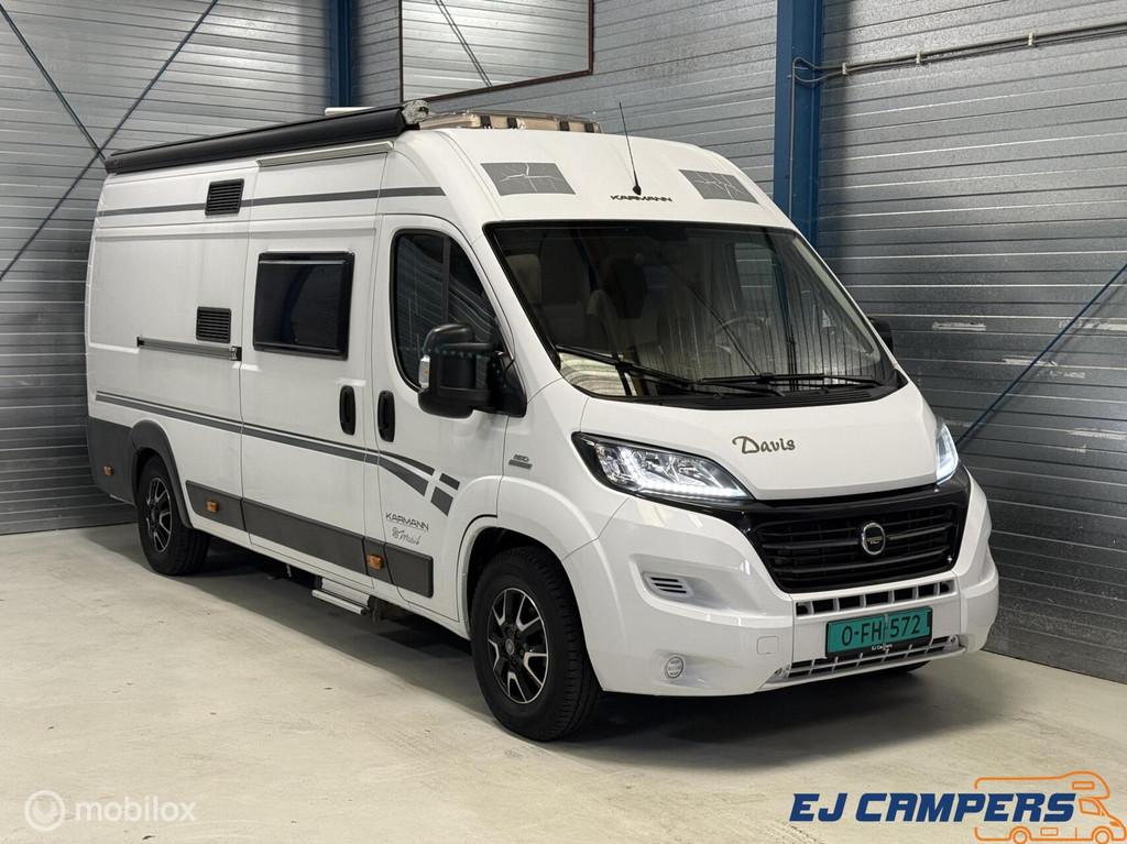 Karmann mobil Davis Lengtebedden 620, Caravans en Kamperen, Campers, Buscamper of Camperbus, Ringverwarming, Airbags, Bedrijf