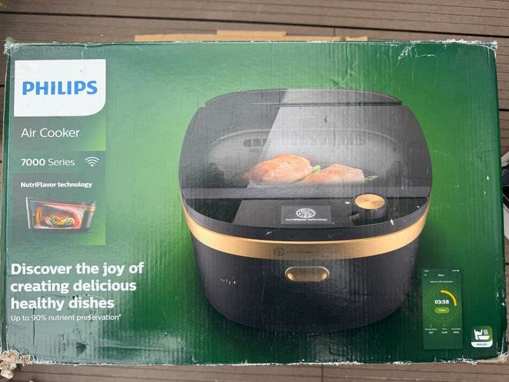 Philips Air Cooker 7000 Series NX0960 – Nieuwstaat, Ophalen of Verzenden, Zo goed als nieuw