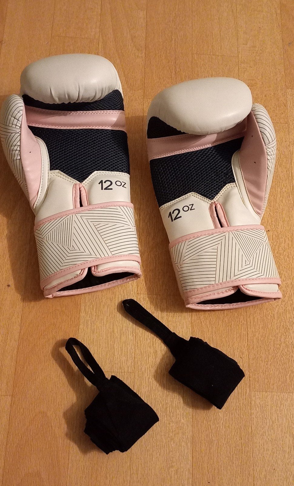 Kick bokshandschoenen 12 oz met bandage - weinig gebruikt, Ophalen of Verzenden