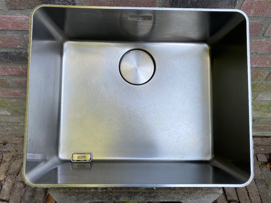 Spoelbak Franke MYX 210-50 RVS T, Ophalen, Gebruikt, 50 tot 100 cm, Minder dan 100 cm