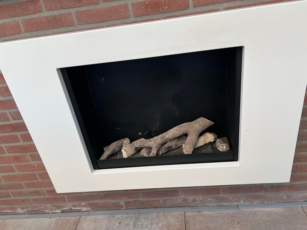 Sfeervolle Bio ethanol haard voor veranda/aanbouw, Ophalen of Verzenden, Gebruikt, Inbouwhaard, Overige soorten