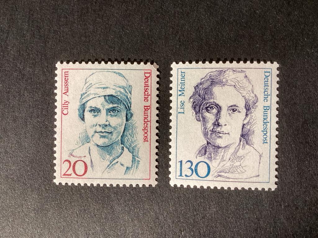 Bundespost serie 1365/1366 postfris, Ophalen of Verzenden, Na 1940, Postfris