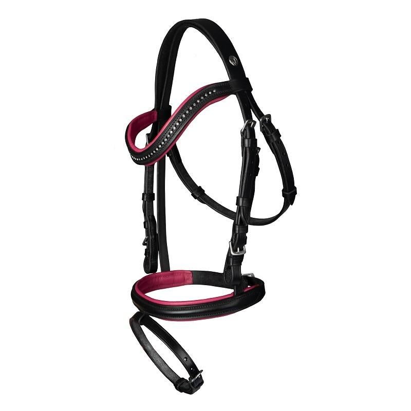 Roze onderlegd Horka Jolly hoofdstel maat mini en pony, Dieren en Toebehoren, Nieuw, Ophalen of Verzenden, Info@horka.com, Horka International B.V.