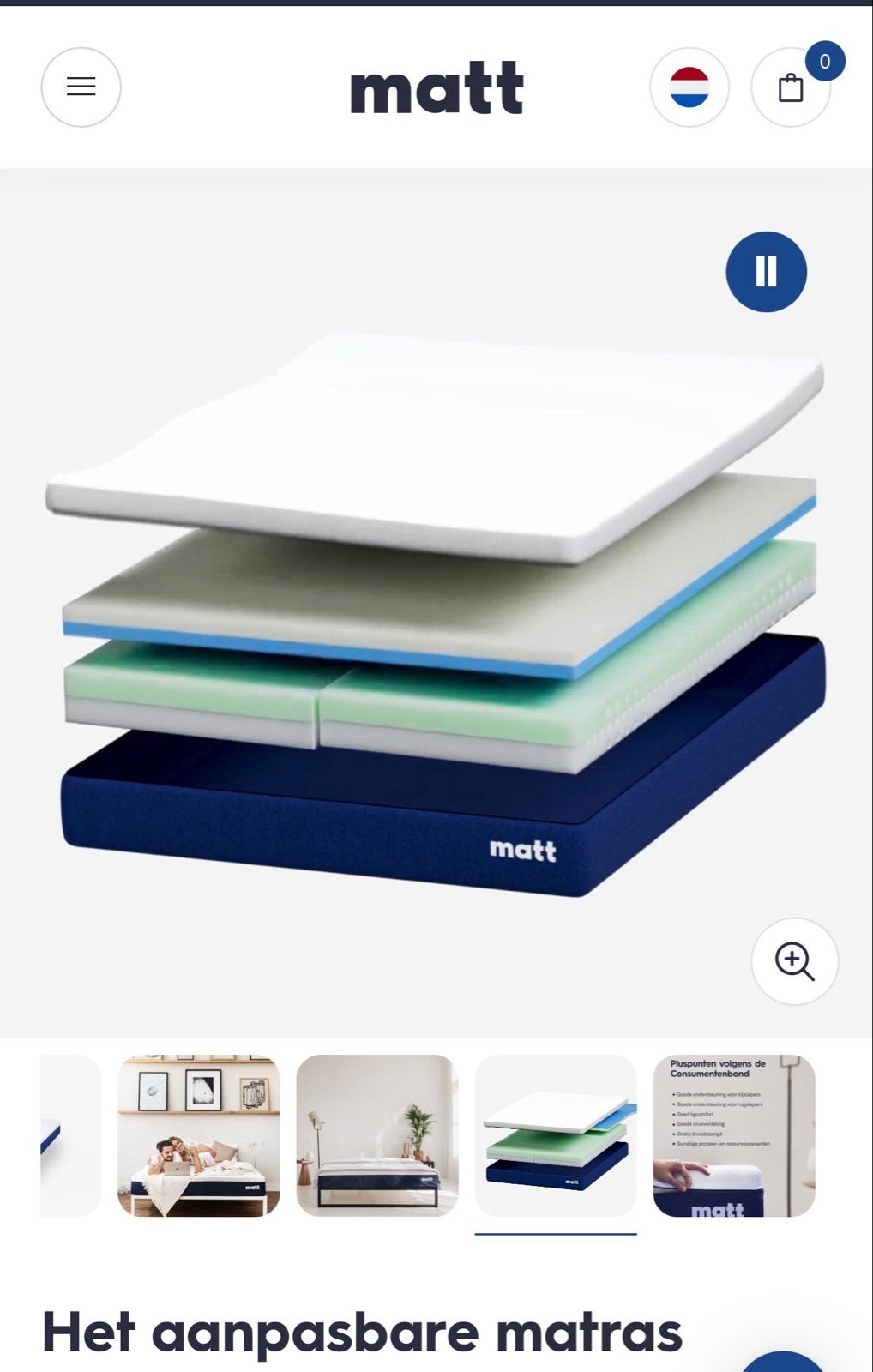 2x Matt matras maat 90x210 - Het aanpasbare matras, 90 cm, Eenpersoons, 210 cm, Ophalen of Verzenden