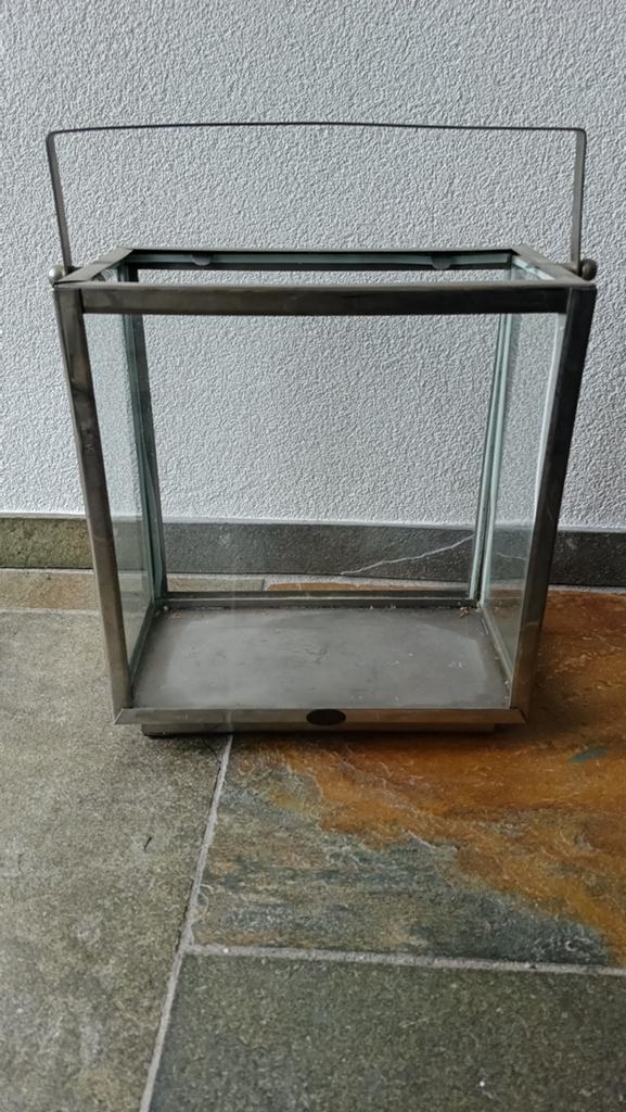 Riverdale lantaarn/ windlicht, Gebruikt, 25 tot 50 cm, Ophalen of Verzenden, Metaal