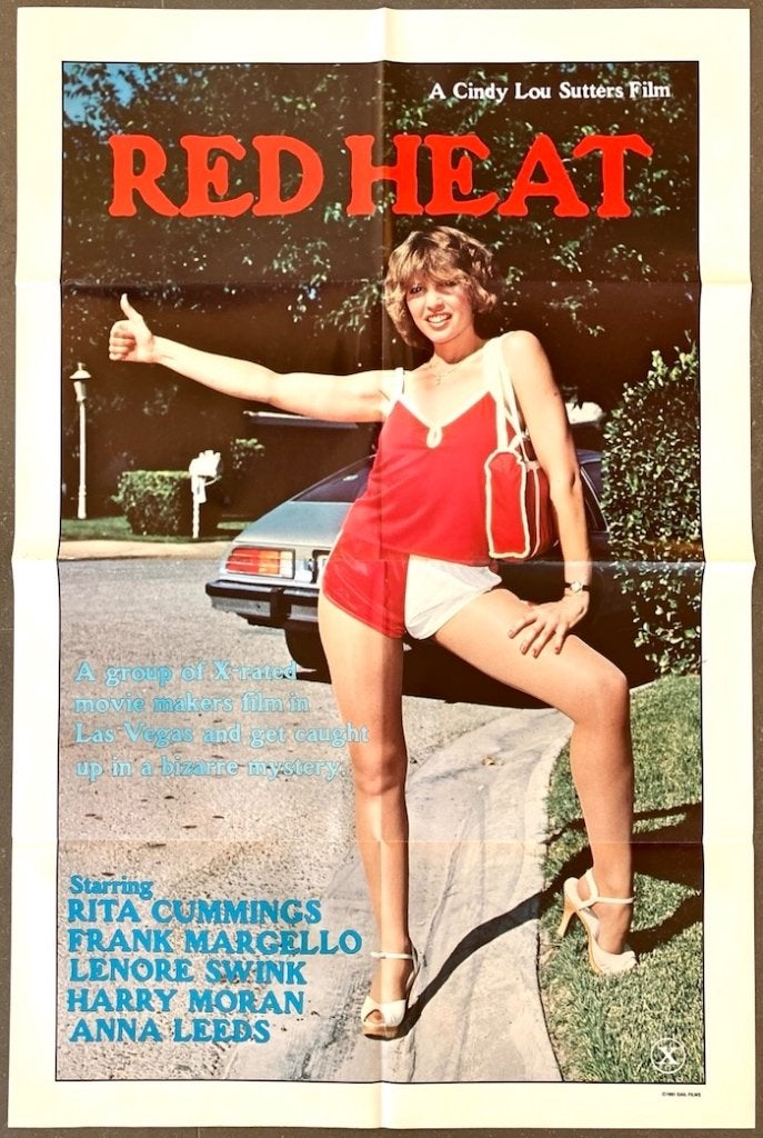 Red Heat (1981) - Originele filmposter, Verzamelen, Verzenden, Zo goed als nieuw, A1 t/m A3, Film en Tv