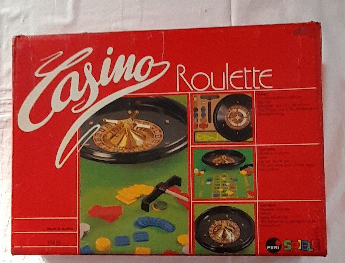 Vintage Casino Roulette Spel van Peri Spiele - Compleet, Hobby en Vrije tijd, Vijf spelers of meer, Ophalen of Verzenden, Gebruikt