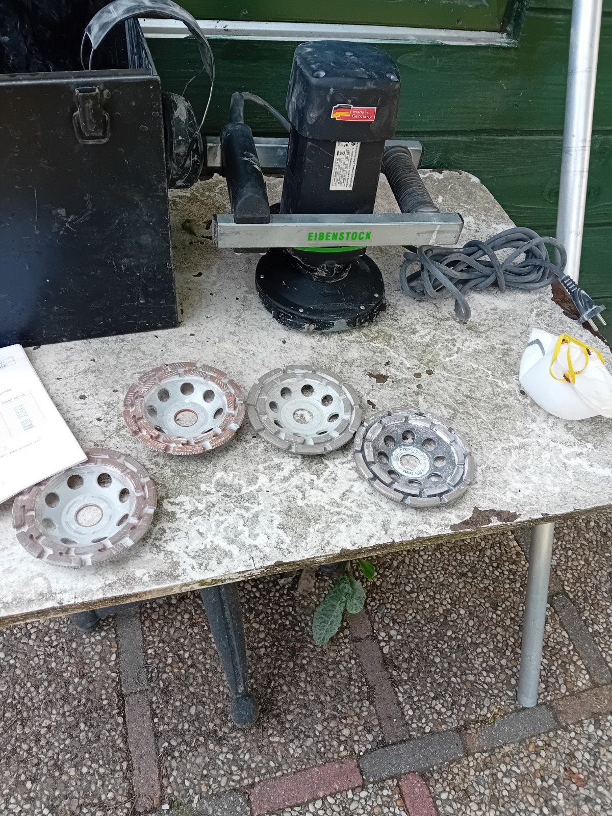 beton  vloer frees, Ophalen, Gebruikt