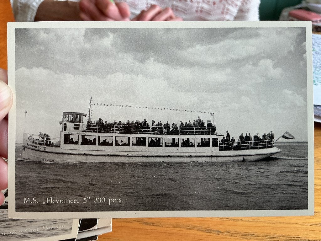 Motorschip Flevomeer, Verzamelen, Verzenden, 1960 tot 1980, Ongelopen, Flevoland