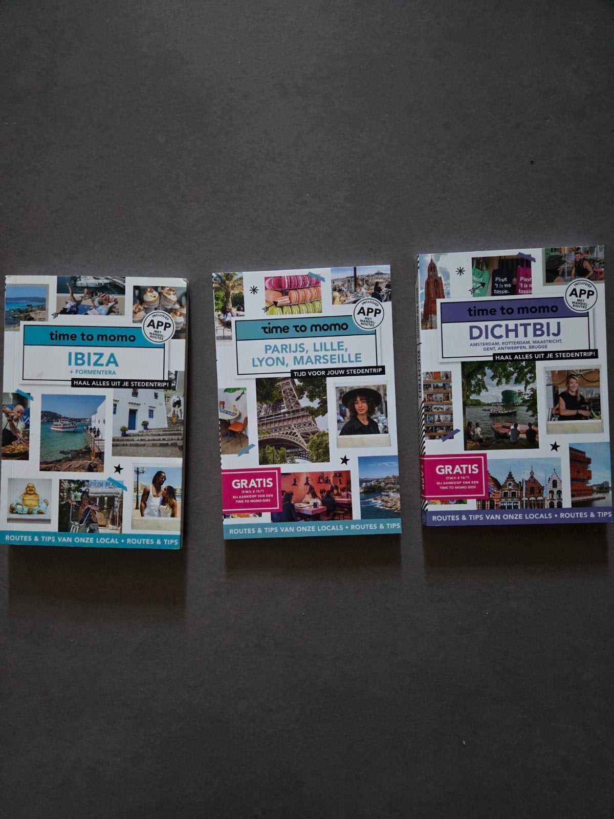 Time to Momo Reisgidsen: Dichtbij, Parijs, Ibiza, Overige merken, Time to Momo, Ophalen of Verzenden, Zo goed als nieuw