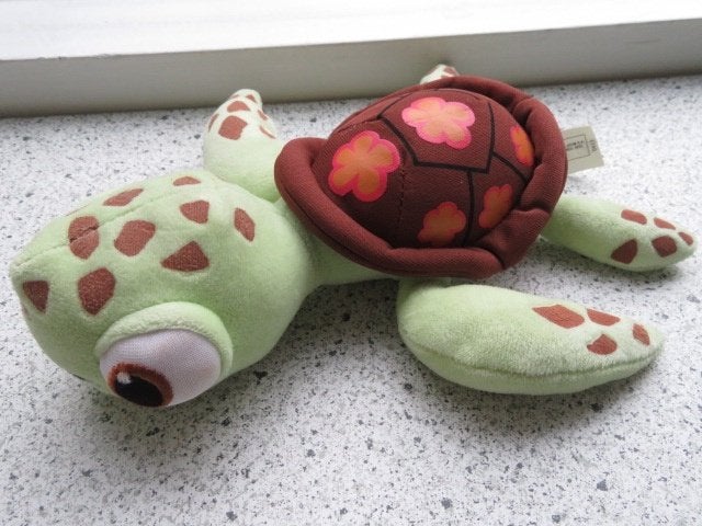 Finding Nemo Squirt schildpad knuffel Disney film, Disney, Overige typen, Ophalen of Verzenden, Zo goed als nieuw