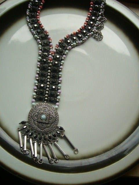 MOOIE APARTE VINTAGE KETTING, Verzenden, Overige materialen, Ketting