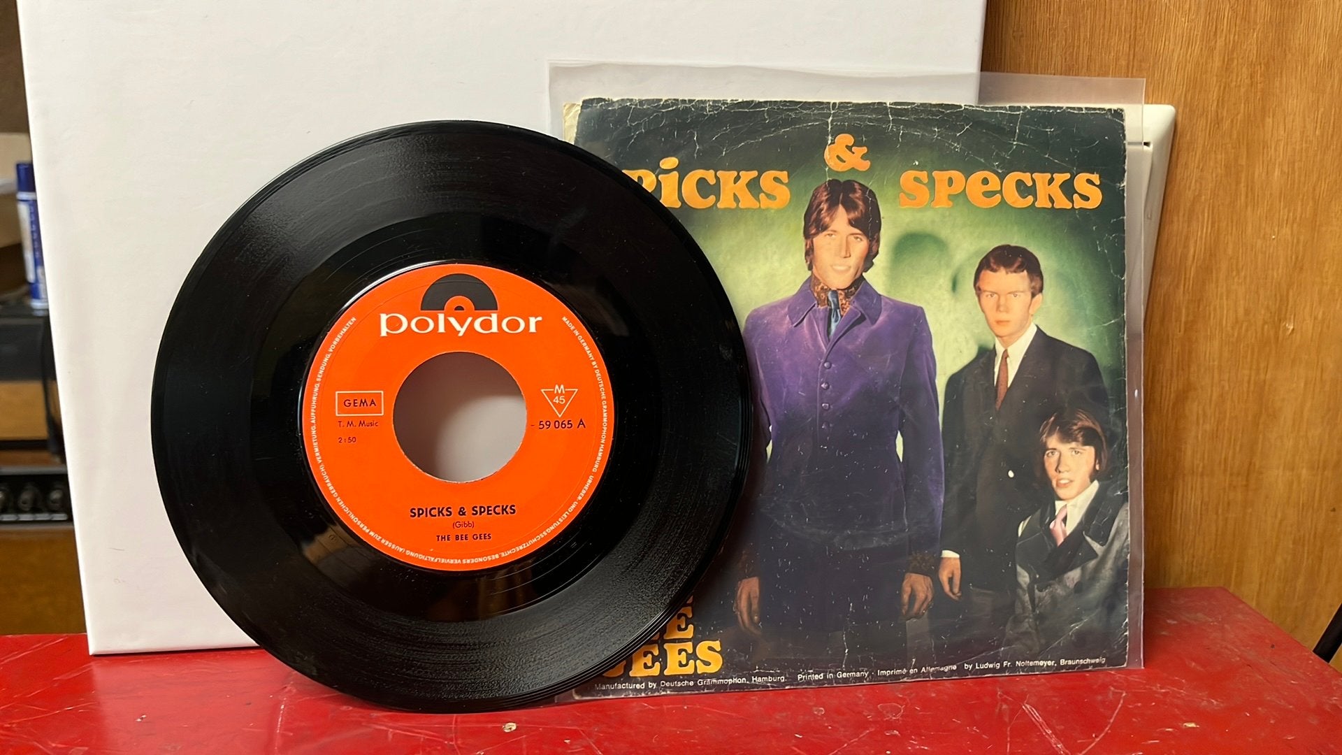 The Bee Gees Spicks & Specks, Gebruikt, 7 inch, Ophalen of Verzenden, Pop