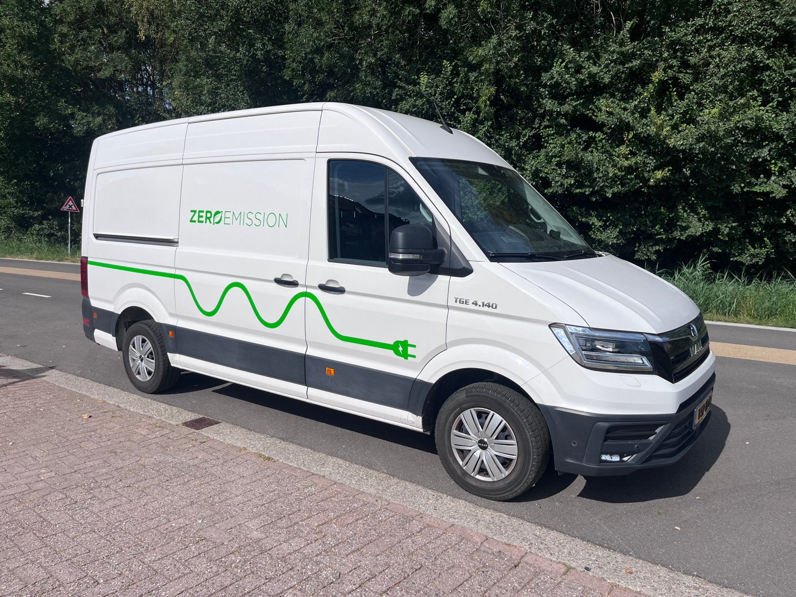 MAN TGE GB Elektrisch 136pk SW H2 3.140E FWD Aut 2020, 136 pk, 40 min, Wit, Origineel Nederlands