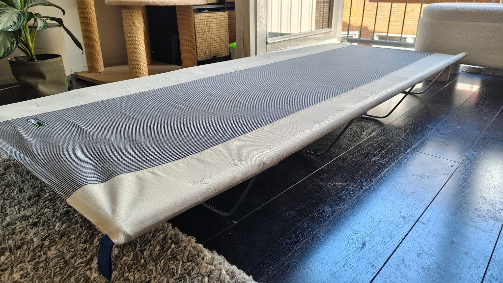 Veldbed Eurotrails Nice | 200 x 80 x 18 cm. Incl draagtas, Ophalen of Verzenden, Zo goed als nieuw