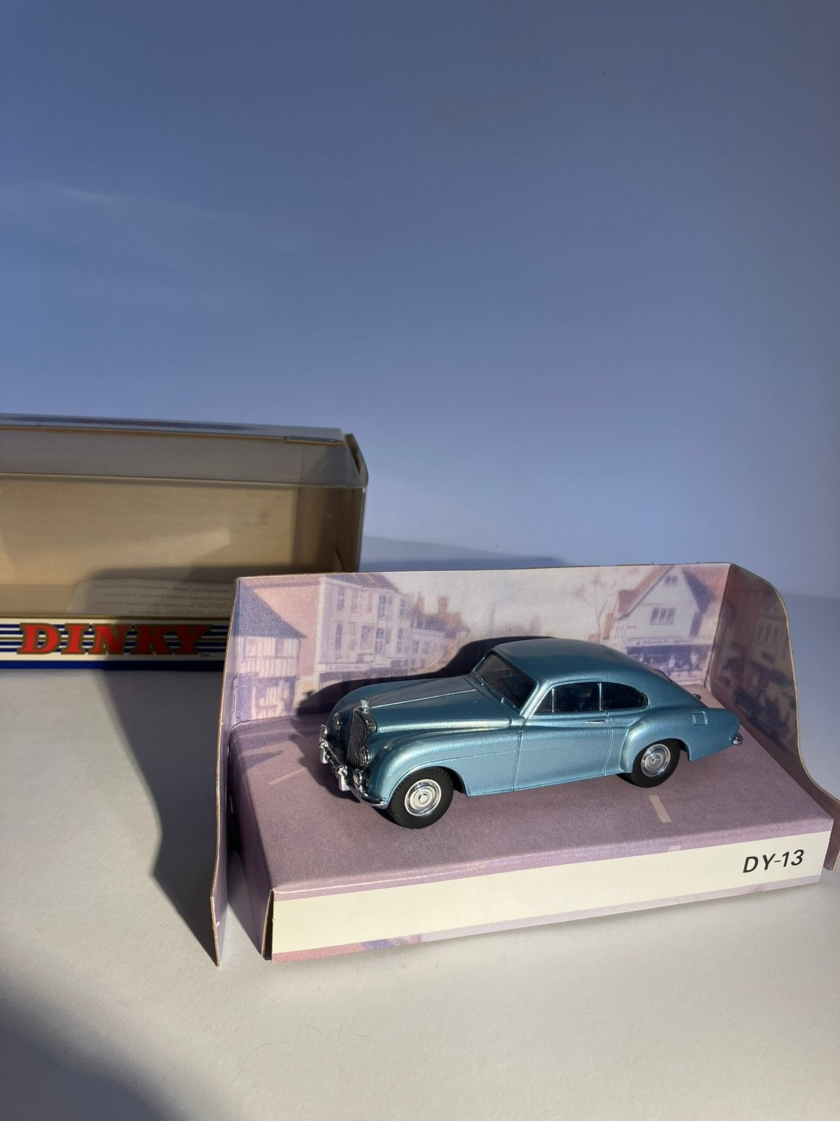 Bentley R Continental 1954 Dinky Toy, blauw, Hobby en Vrije tijd, Modelauto's | 1:43, Ophalen of Verzenden, Zo goed als nieuw